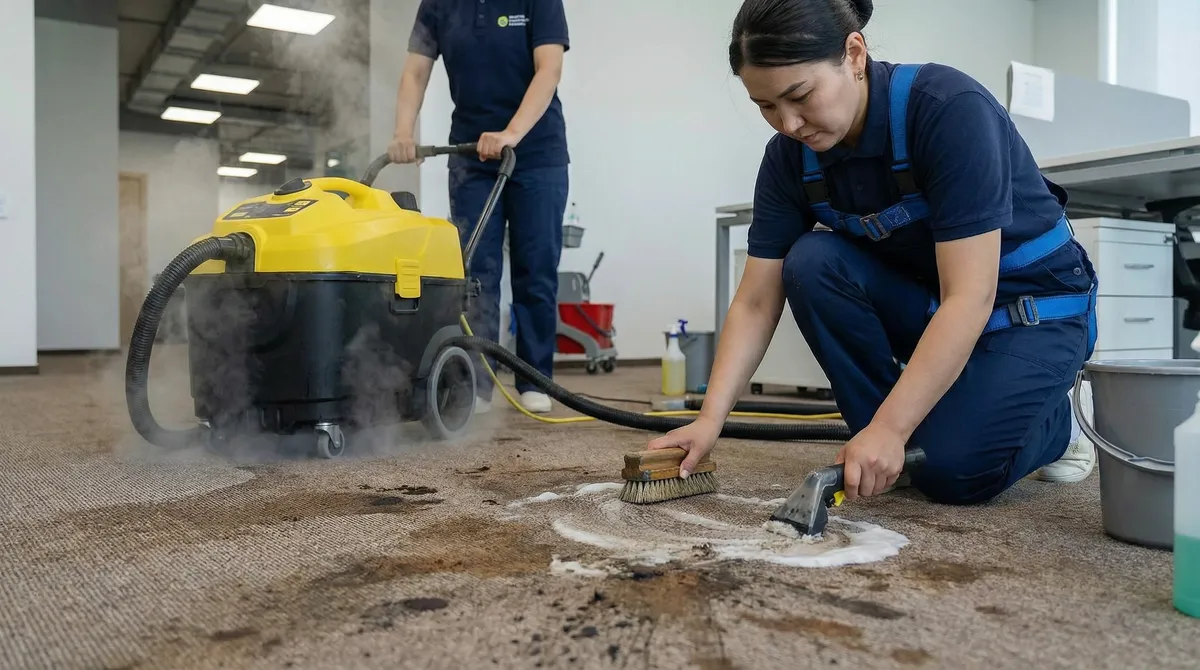 Химчистка ковров в Алматы — профессиональный B2B клининг ART Cleaning